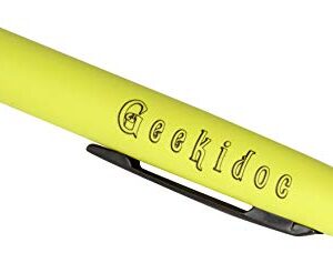 EKG Calipers - ECG Pen Style Caliper - Geekidoc Quality, high-Quality Metal, Designed to Last Entire Career (Yellow-Green)