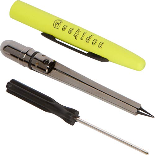 EKG Calipers - ECG Pen Style Caliper - Geekidoc Quality, high-Quality Metal, Designed to Last Entire Career (Yellow-Green)