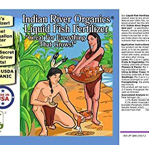 Fish Fertilizer - Omri Listed Hydrolyzed Fish Fertilizer for Plants (1 Quart) - Liquid Organic Fertilizer for Vegetables, Fruit, Lawns, Blooms & Plants