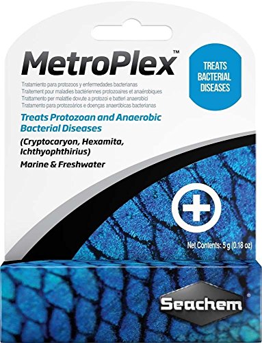 Seachem MetroPlex Metronidazole Parasite Bacteria SALTWATER FRESHWATER Aquarium