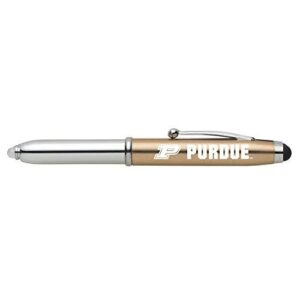 3 in 1 combo ballpoint pen, led flashlight & stylus - purdue boilermakers