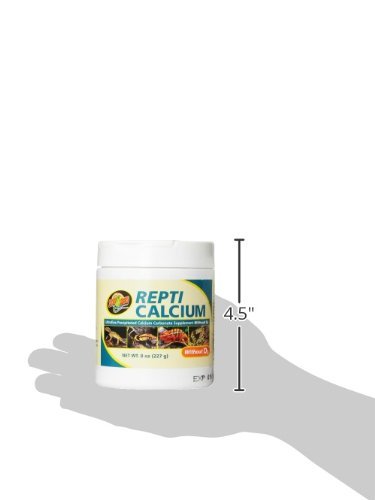 Zoo Med Reptile Calcium Without Vitamin D3 (8-Ounce / 3 Pack)