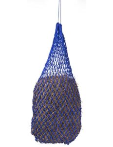 tough-1 slow feed hay net 1in royal blue