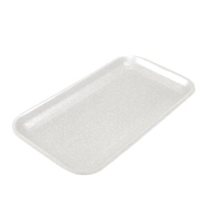 ckf 17sw, 17s white foam meat trays, disposable standard supermarket meat poultry frozen food trays, 500-piece bundle