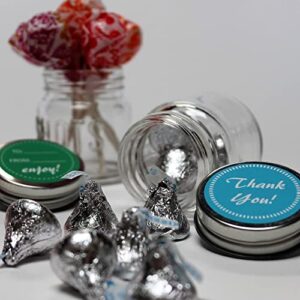 Mason Jar 2 Ounce Shot Glasses Set of 24 With Leak-Proof Lids - Great For Shots, Drinks, Favors, Candles And Crafts