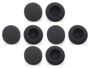 zotech 4 pairs 2.5'' (60mm) replacement foam pad ear cover for philips sony headphones