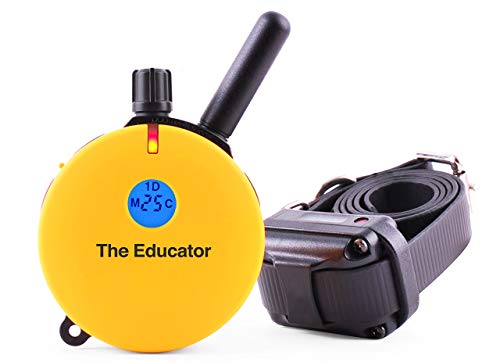 Educator ET-400-3/4 Mile Rechargeable Dog Trainer Ecollar with Remote for Medium and Large Dogs by E-Collar Technologies - Electric, Vibration and Tone Stimulation Collar w/PetsTEK Training Clicker