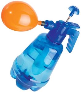 water balloon filling station with balloons