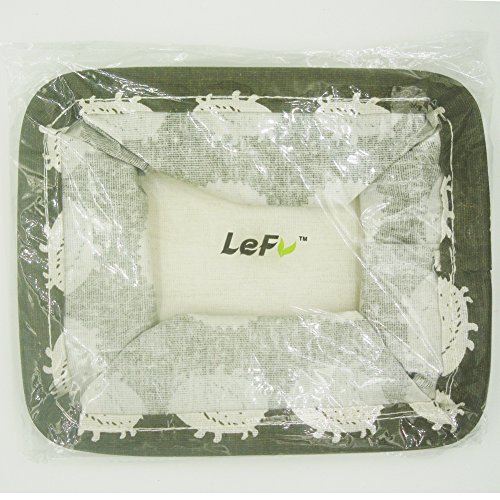 LEFV™ Foldable Storage Basket Small Multi-Function Linen Sorter Bag Case Open Bin for Toys Tidy Clothes Socks Underwear Bra Lingerie Makeup (Hedgehog)