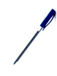 20 x saino softek smooth writing ballpoint pens (non refillable) direct ink fill technology gives you perfect ink flow for smoothest writing (blue)