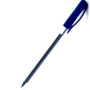 20 X Saino Softek Smooth Writing Ballpoint Pens (Non Refillable) Direct Ink Fill Technology gives you perfect ink flow for smoothest writing (BLUE)