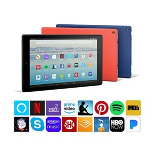 Fire HD 10 Tablet with Alexa Hands-Free, 10.1" 1080p Full HD Display, 32 GB, Marine Blue (Previous Generation - 7th)
