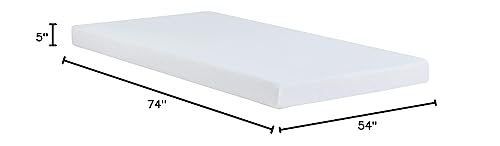 Linenspa 5 Inch Gel Memory Foam Mattress, Firm Mattress, Low Profile Bed Full 5 Inch Mattress