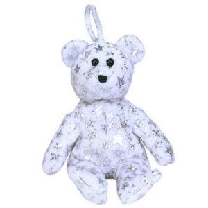 ty jingle beanie baby - the beginning bear (5.5 inch) - mwmts ornament ^g#fbhre-h4 8rdsf-tg1379951