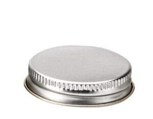 24 silver metal lids for square spice jars - fits spiceluxe jars only