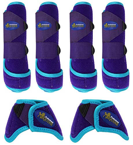 Professional Equine Horse Sports Medicine Splint NoTurn Boots Bell 4125D