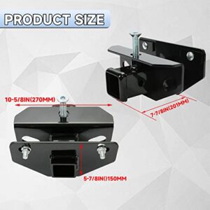 Class 3 Trailer Hitch & Cover Kit Fits 2003-2019 Dodge Ram 1500 & 2003-2013 Ram 2500 & 2003-2012 Ram 3500 2 inch Rear Receiver Hitch Tow Towing Trailer Hitch Combo Kit with One Year Warranty