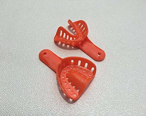 12pcs Dental Impression Tray Plastic New 6 Sizes Autoclavable for Adult/Children