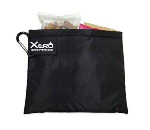 xerocover snack sleeve: insulated sleeve lunch bag, made in america (black, small)
