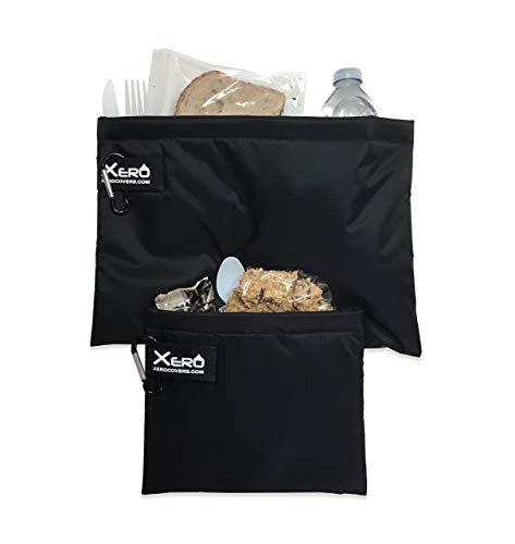 XeroCover Snack Sleeve: Insulated Sleeve Lunch Bag, Made in America (Black, Small)