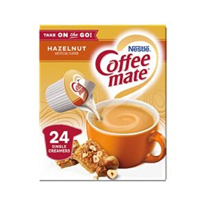 coffee mate hazelnut liquid coffee creamer 24 ct box
