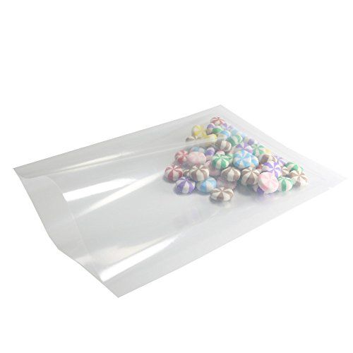 100PCS Clear Food Storage Vacuum Sealable Open Top Bags w/Tear Notches 12x18cm (4.7x7")