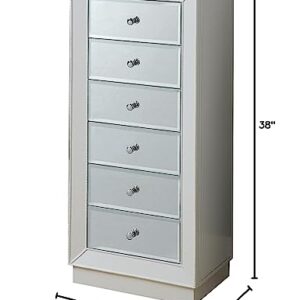 ACME Talor Jewelry Armoire - - White