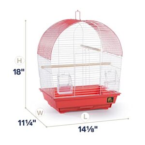 Prevue Pet Products South Beach Dome Top Bird Cage, Coral (SP50100)