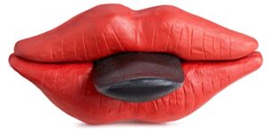 design memorabilia red resin tongue hook