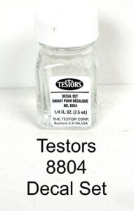 testors 8804 decal set 1/4 oz bottle of solvent ,#g14e6ge4r-ge 4-tew6w290464
