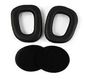 g930 replacement pads g935 earpads ear pads compatible with g930 g935 g35 g430 wireless gaming headset (black)