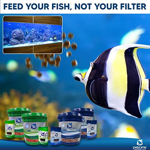 Piscine Energetics PE Pellets Saltwater Fish Food, 2mm 4 oz / 113g (Pouch)