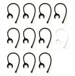 10 pcs black earhook for samsung hm6000 hm1900 hm3000 hm1600 hm1300 & 1 free white earhook