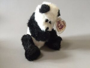 ty checkers black & white panda bear 1993 attic treasures jointed nwt gift .hn#gg_634t6344 g134548ty47462