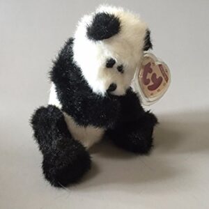 TY CHECKERS Black & White PANDA BEAR 1993 Attic Treasures Jointed NWT gift .HN#GG_634T6344 G134548TY47462