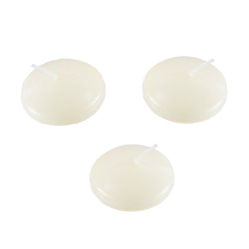 esowemsn 25Pcs Mini Candles Smoke-Free Romance Floating Wax Small Floating Candle for Weddings, Home Decoration, Relaxation, Spa, Smokeless Cotton Wick