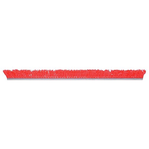 Meat Case Divider Parsley Divider with Aluminum Support Red Plastic - 30"L x 2 1/4"H