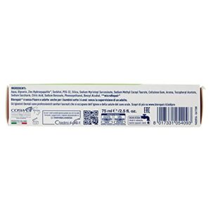 Biorepair: Oral Care Junior 7-14 Years Toothpaste, Fluoride Free, with Mint Extract - 2.53 Fluid Ounces (75ml) Tube [ Italian Import ]