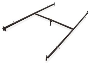 glideaway change your full to queen bed frame rail conversion rails bed frame