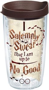 tervis made in usa double walled harry potter i solemnly swear insulated tumbler cup keeps drinks cold & hot, 16oz, classic
