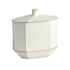 kassatex cotton jar, st. honore bath accessories | porcelain