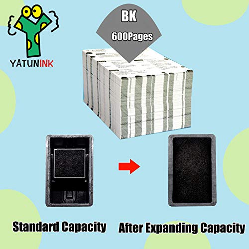 YATUNINK Remanufactured Ink Cartridge Replacement for Canon PG-245XL Black PG-245 245XL PG-243 Black Ink Cartridge for Canon Pixma MG2920 MG2922 MG2924 MG2420 MG2522 MX490 MX492 Printer (2 Black)