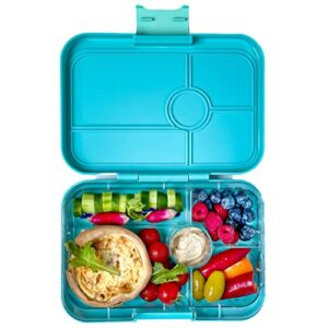 yumbox tapas larger size leakproof bento lunch box (antibes blue)