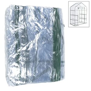 Homewell Walk-in Green House Replacement Cover (3 Tier 6 Shelf) Clear