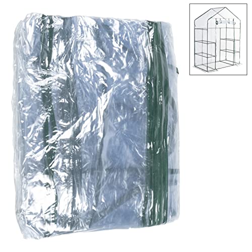 Homewell Walk-in Green House Replacement Cover (3 Tier 6 Shelf) Clear