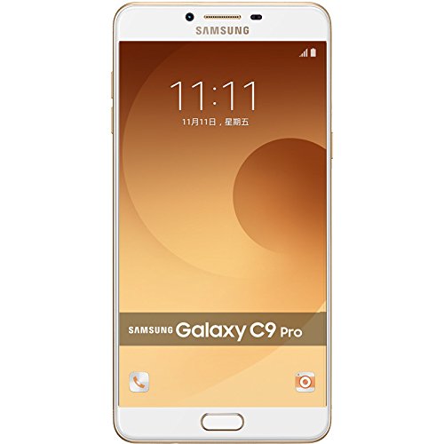 Samsung Galaxy C9 Pro C9000 64GB Gold, Dual Sim, 6", GSM Unlocked International Model, No Warranty