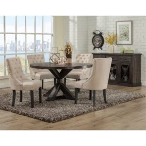 Alpine Furniture Newberry Round Dining Table