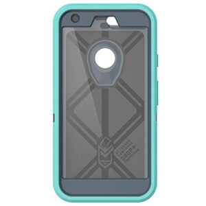 OTTERBOX Defender Series Case for Google Pixel XL (5.5" Version ONLY) - Retail Packaging - Borealis (TEMPTEST Blue/Aqua Mint)