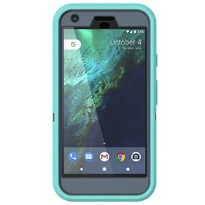 OTTERBOX Defender Series Case for Google Pixel XL (5.5" Version ONLY) - Retail Packaging - Borealis (TEMPTEST Blue/Aqua Mint)