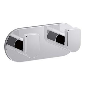 kohler k-73146-cp composed double robe hook, polished chrome